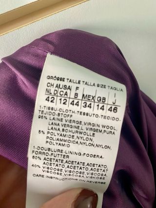 Cappotto di lana Intrend  viola