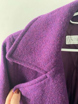 Cappotto di lana Intrend  viola