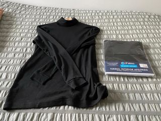 Jersey cuello alto negro