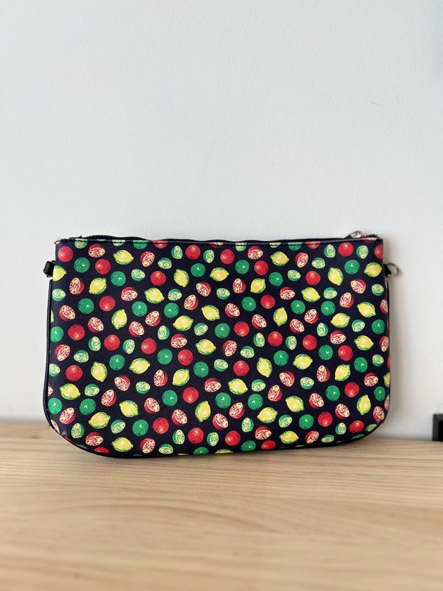 Bolso mini Dolores Promesas estampado frutas