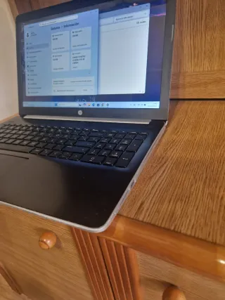 Portátil HP i5 Negro/Plateado