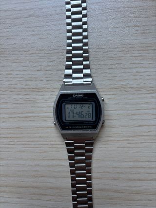 Reloj Casio Digital plateado
