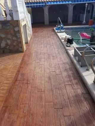 Hormigón fratasado e impreso