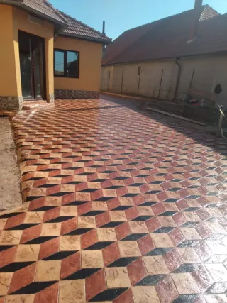 Hormigón fratasado e impreso