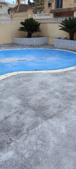 Hormigón fratasado e impreso