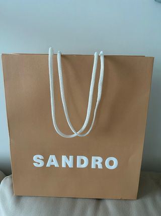 Bolsa de mano Sandro marrón