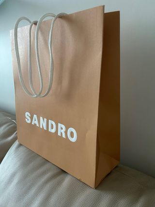 Bolsa de mano Sandro marrón