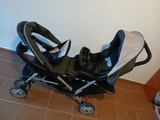 Carrito doble bebé