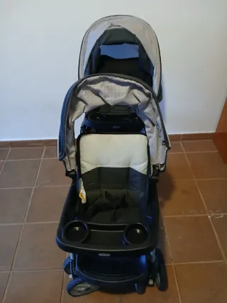 Carrito doble bebé