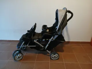 Carrito doble bebé