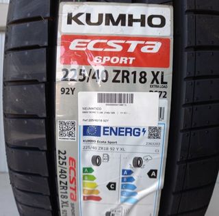 Bmw 225/40/18 92y neumático serie 1 lim. 1148588