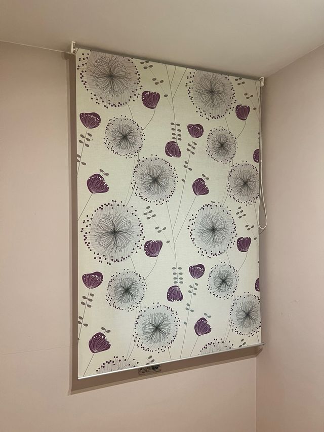 Estor con estampado floral