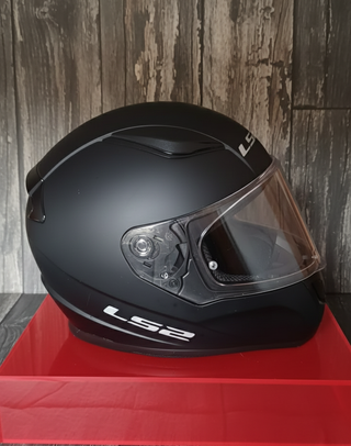 Casco Moto Negro Mate LS2 Talla L