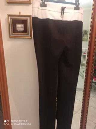Pantaloni donna neri e bianchi