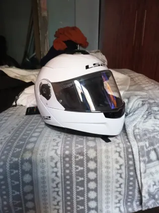 Casco Moto LS2 Strobe II Blanco