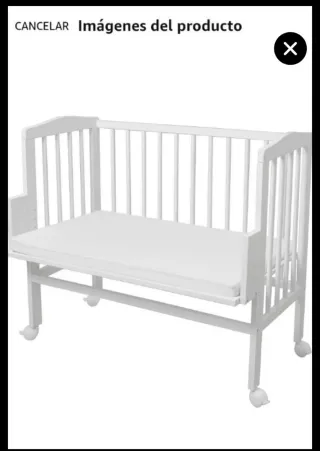 Cuna colecho con protector y organizador