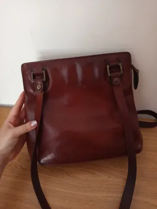 Borsa Gianni Conti pelle marrone