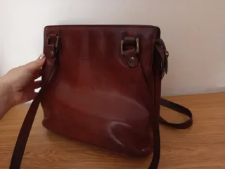 Borsa Gianni Conti pelle marrone