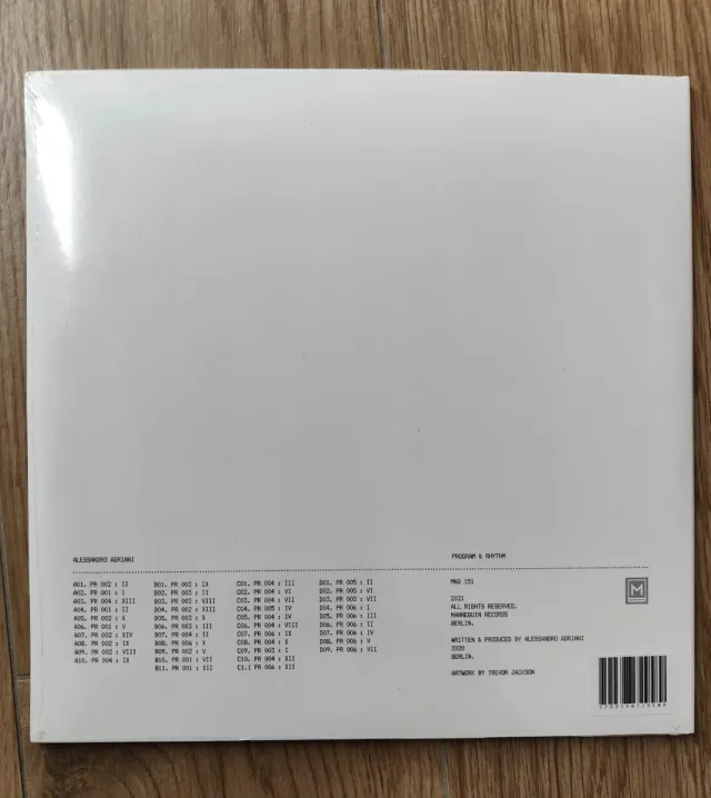 Vinile Alessandro Adriani Program & Rhythm