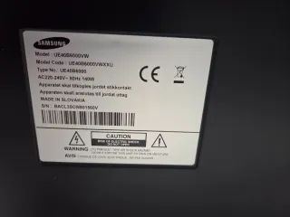 Televisor Samsung 40 Pulgadas UE40B6000VW