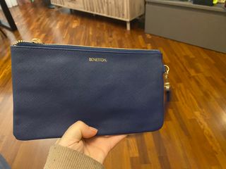 Pochette Benetton Blu Oro