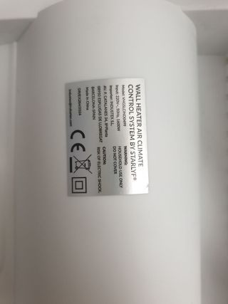 Calefactor de pared Starlyf 1600W NO NEGOCIABLE