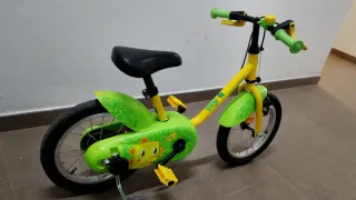 Bici Infantil Dino 14 con ruedines Decathlon