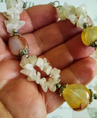 Bracciale Pietra Dura e Chiusura Metallo