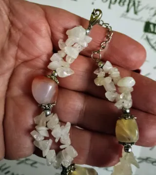 Bracciale Pietra Dura e Chiusura Metallo