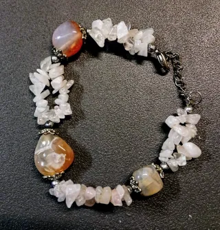 Bracciale Pietra Dura e Chiusura Metallo