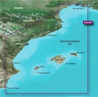 BlueChart® g2 Vision® tarjeta SD COSTA BRAVA-BALEA