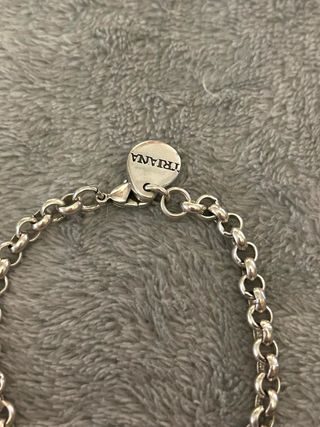 Pulsera Abuela Plata Corazón Niño