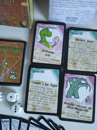 Criaturas y Cultistas Juego de Cartas