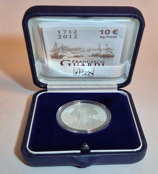 Moneta 10 Euro Argento Proof FDC 2012