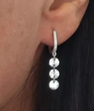 Pendientes Plata Ley Circonitas