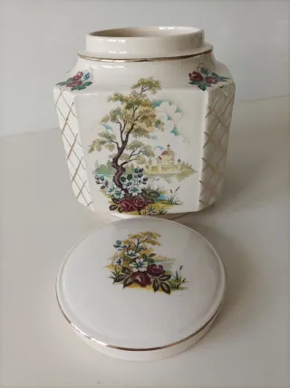 Tarro Sadler porcelana inglés