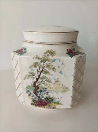 Tarro Sadler porcelana inglés