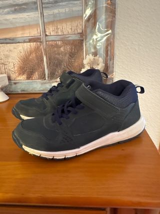 Deportivas niño azul y blanco