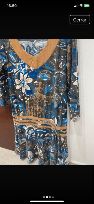 Vestido estampado LIPUPY corto