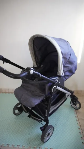 Trío Carrito Peg Perego Azul
