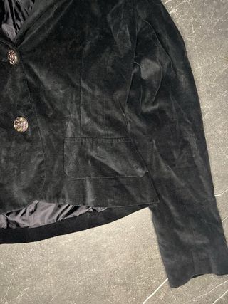 Blazer vintage donna nero