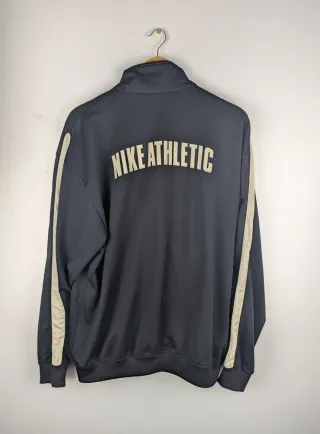 Nike Athletic Track Jacket 2000s Black Beige