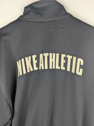Nike Athletic Track Jacket 2000s Black Beige