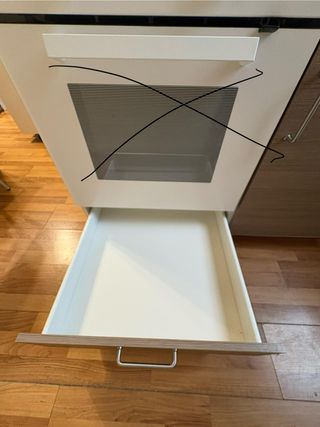 Cucina Ikea Knoxhult Marrone/Bianca