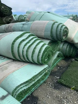 Césped artificial reciclado