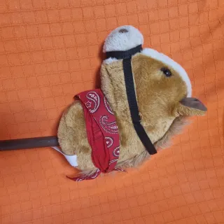 Caballito de palo vintage años 60  Juguete antiguo