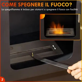 Camino a Bioetanolo da Terra 1.2L con Mensola Supe