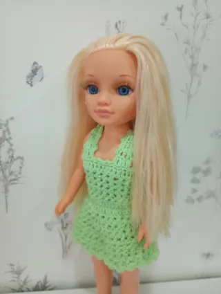 Muñeca Nancy con vestido crochet