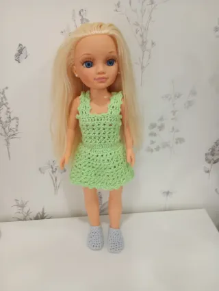 Muñeca Nancy con vestido crochet