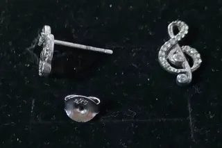 Pendientes Plata Clave de Sol